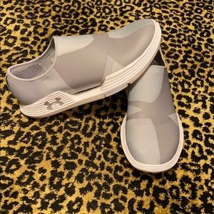 Under Armour slip on tennis shoes!